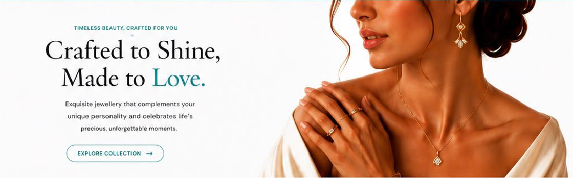 Woman wearing elegant jewelry