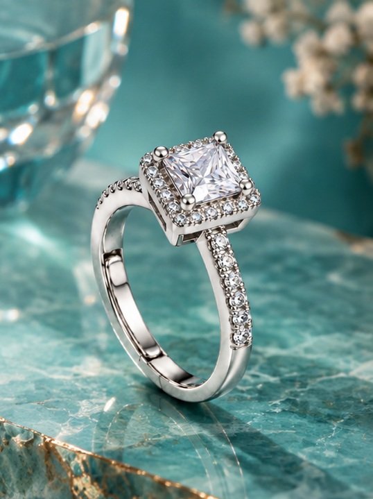 Aurelia Princess-Cut Ring - View 3