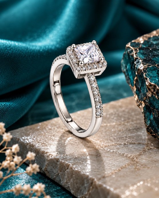 Aurelia Princess-Cut Ring - View 6