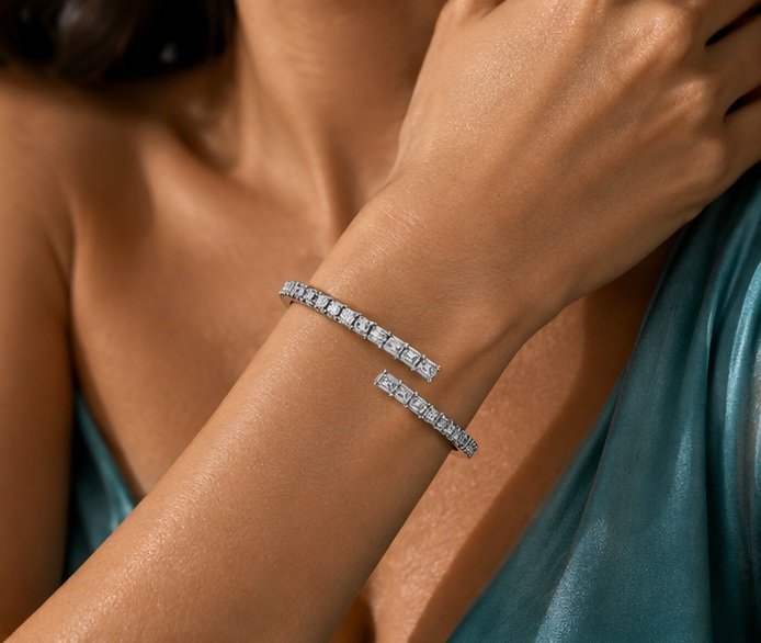 Crystal Line Bracelet - View 3