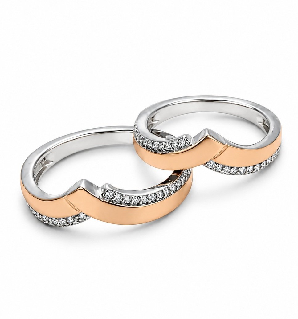 Elara Infinity Couple Rings