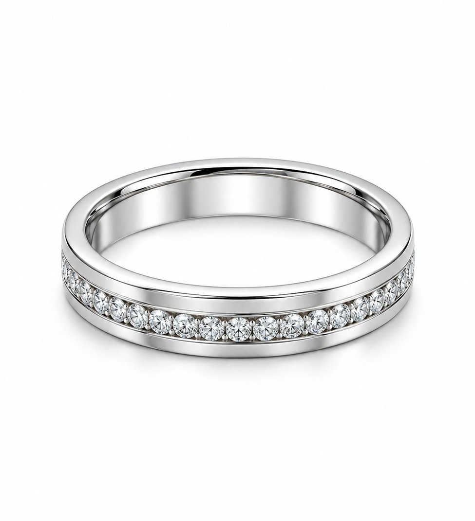 Elara Crystal Band Ring
