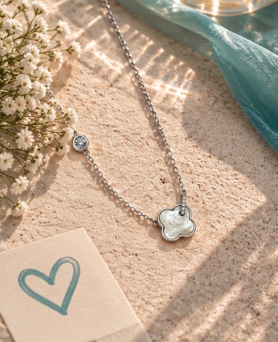 Pearl Clover Pendant - View 5