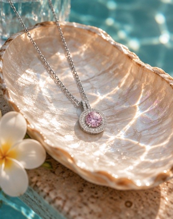 Pink Halo Charm - View 2