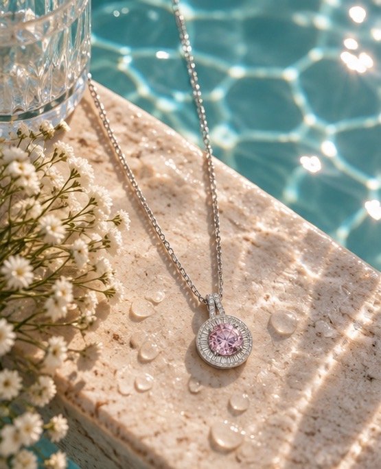 Pink Halo Charm - View 5
