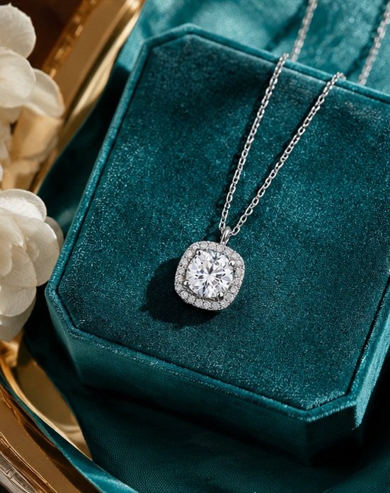 Celestia Halo Necklace - View 4