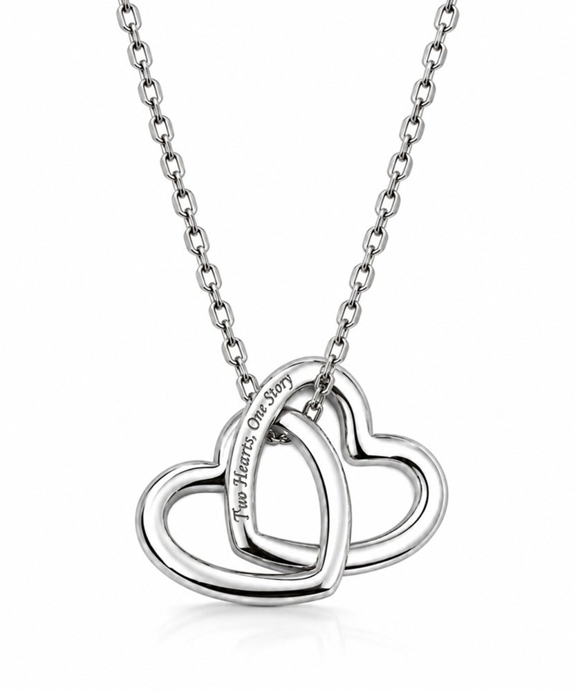Eterna Interlocking Hearts Necklace