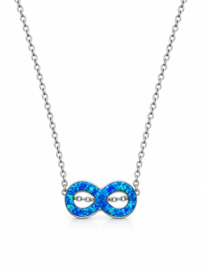 Aurelia Infinity Blue Necklace