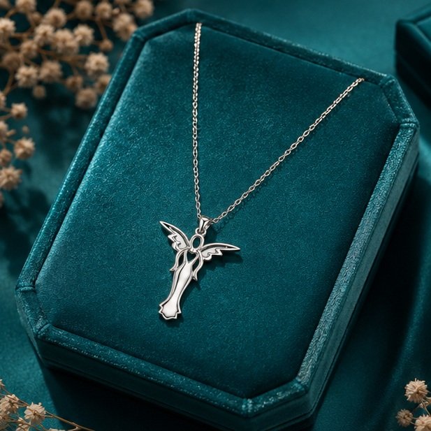 Seraphina Angel Necklace - View 5