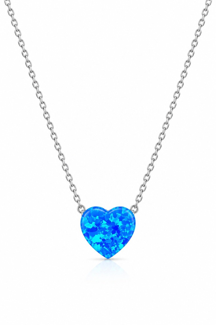 Azure Heart Necklace