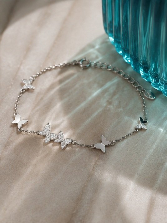 Butterfly Charm Bracelet - View 5